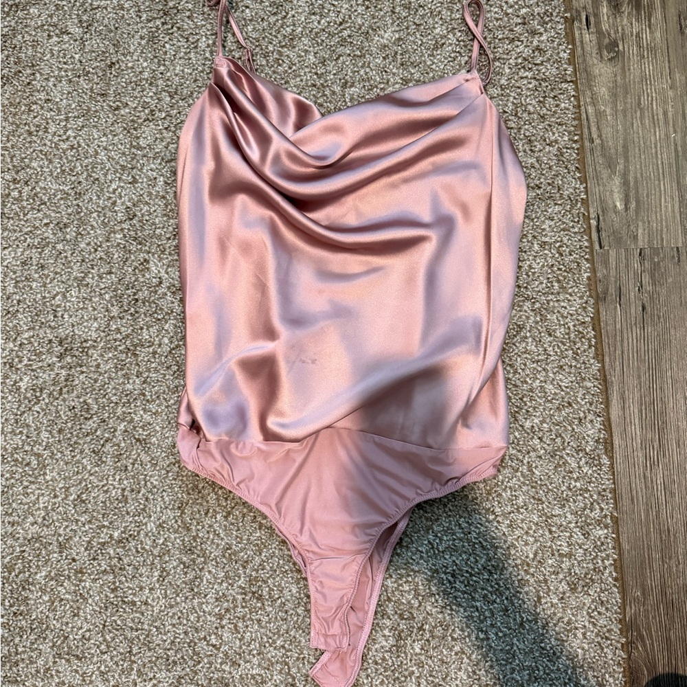 The Impeccable Pig Pink Satin Chemise